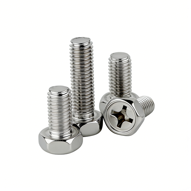 Cross Recessed Hexagon Bolts with Indentation